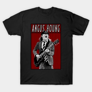 Retro Vintage Angus Young T-Shirt